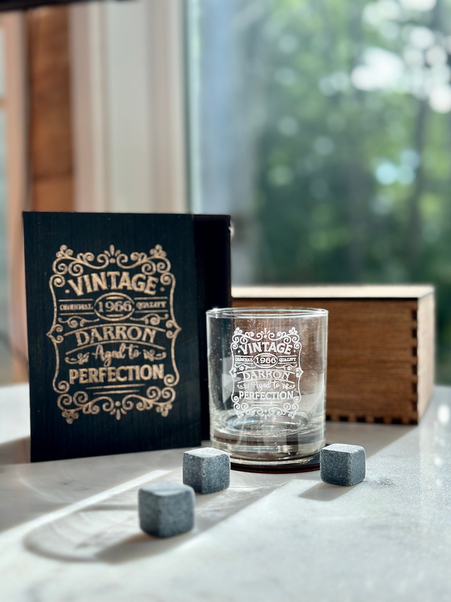 Vintage Aged To Perfection 1959 Limited Edition Whiskey Glass (Any Year) Birth Year Glass / Bourbon / Scotch / Father's Day Gift