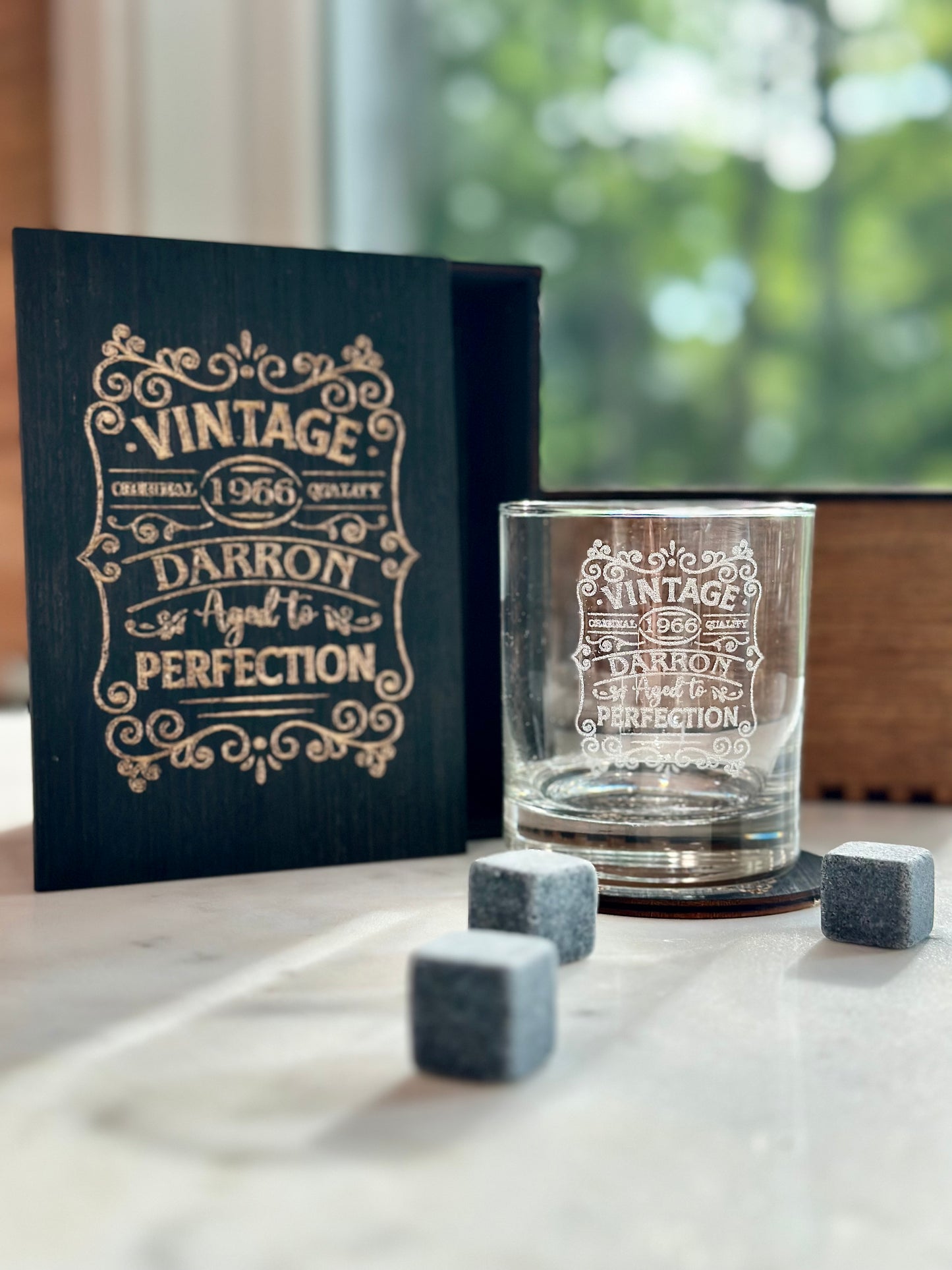 Vintage Aged To Perfection 1959 Limited Edition Whiskey Glass (Any Year) Birth Year Glass / Bourbon / Scotch / Father's Day Gift