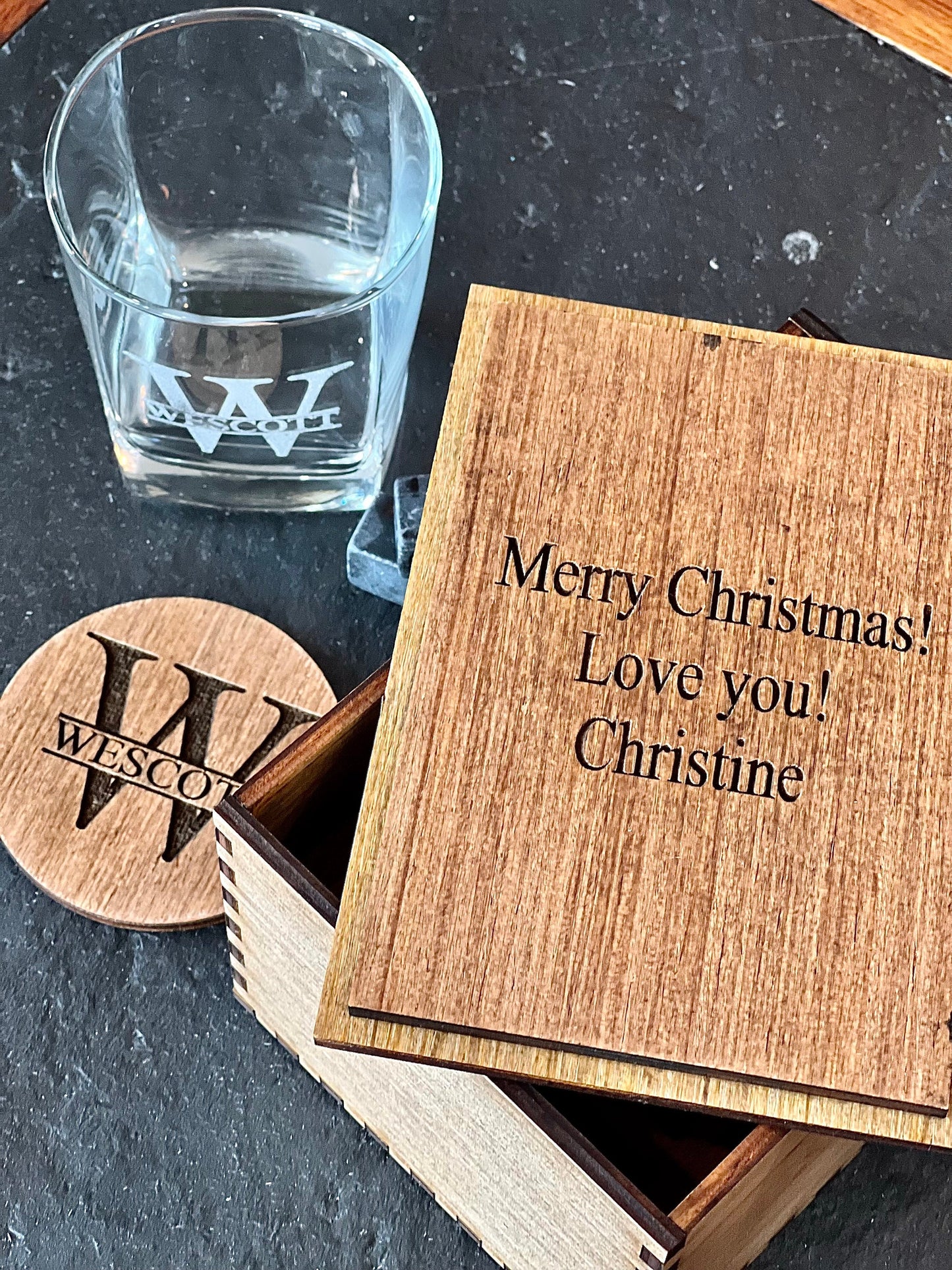 Personalized Groomsmen Gifts, Groomsmen Proposal, Whiskey Glasses Set with Wooden Box, Best Man Gift, Dad Gift, Mens Gift, Boyfriend Gift