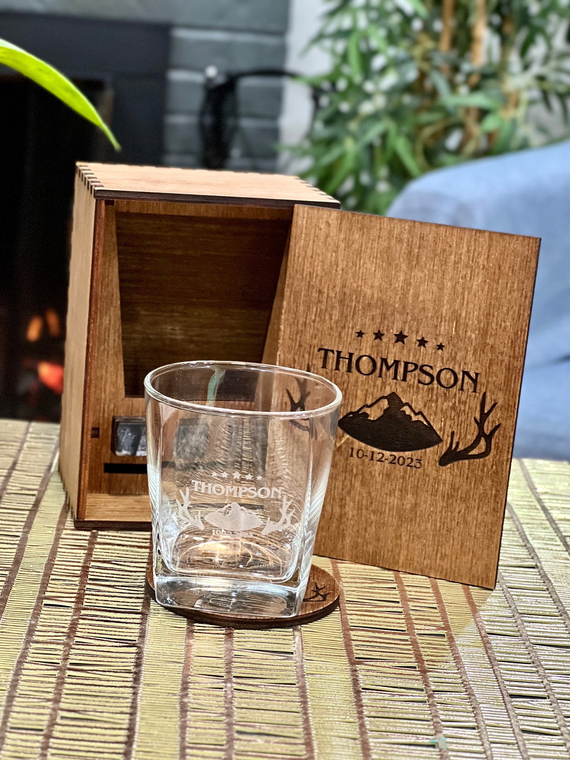 Hardwood Whiskey Glass