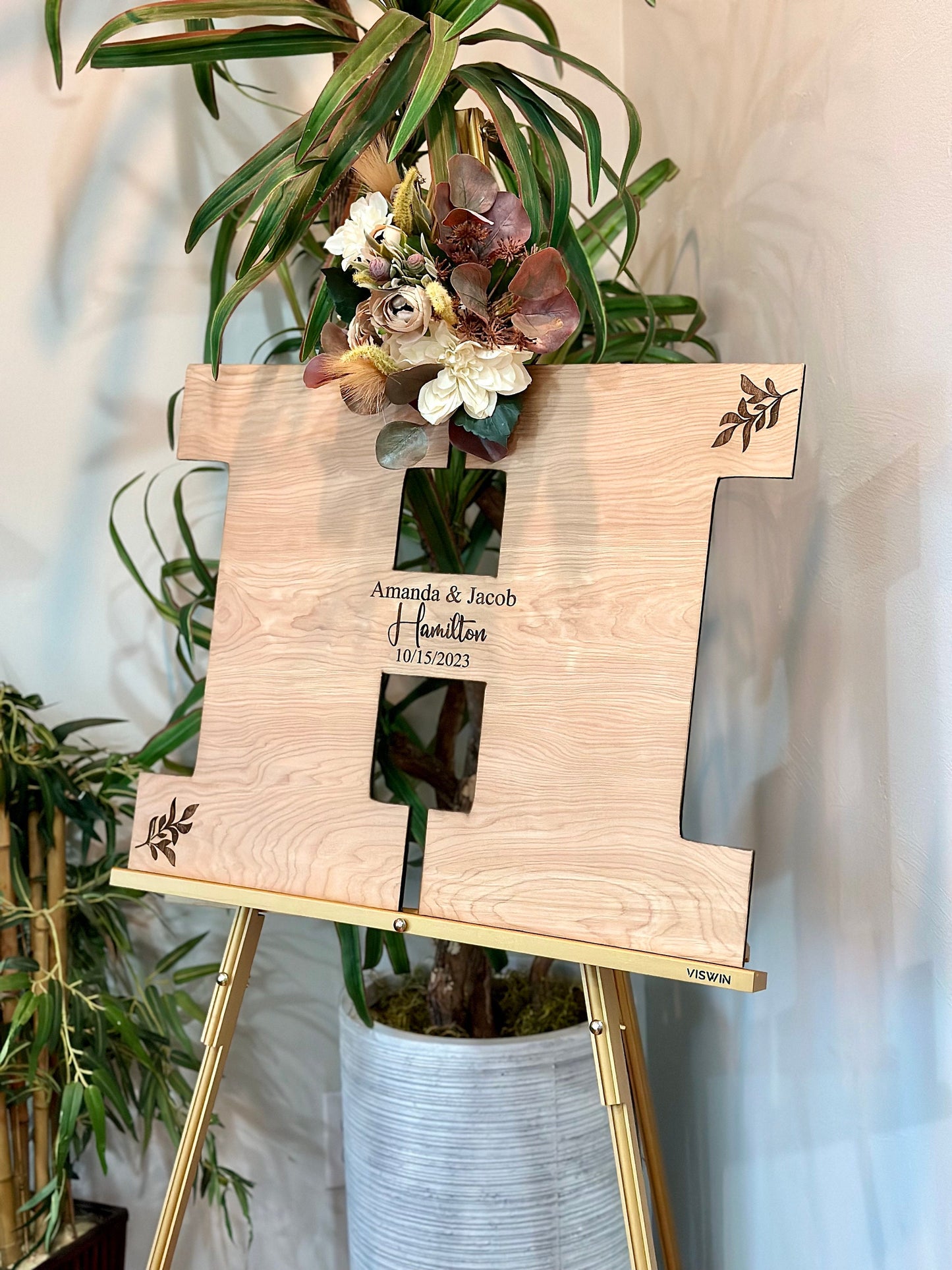 Natural Color Wedding Letter Guest Book Alternative, Letter Guest Book, Alternative Wedding Guest Book, Initial Guest Book, Top, Marvinell,