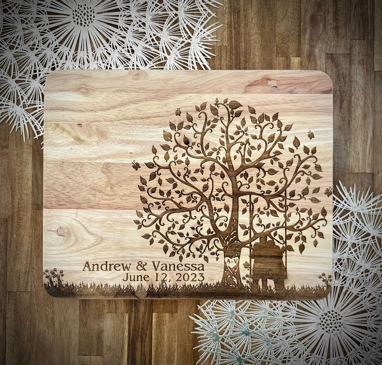 Personalized Cutting Board - Engraved Cutting Board, Custom Cutting Board, Wedding Gift, Housewarming Gift, Anniversary Gift, Engagement